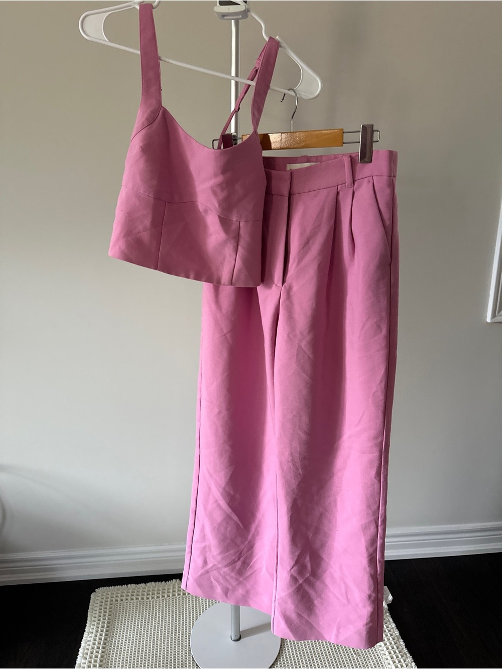 Abercrombie & Fitch Pink Two-Piece Pant Set - Picture 2 of 8